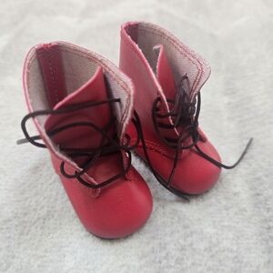 American Girl Doll Kirsten Red Boots, 1990's Pleasant Company, Like-New